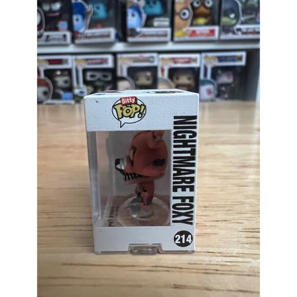 RARE CHASE BITTY Nightmare Foxy Five Nights Freddy's Funko Pop #214 5NAF Horror - Picture 4 of 6